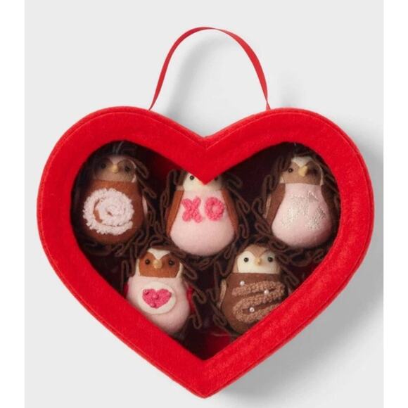 2025 Target Spritz Valentines Day Featherly Friends Heart Box 5 MINI One Large - Picture 8 of 9